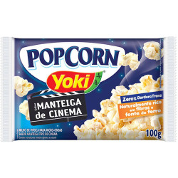 Pipoca Microondas Yoki PopCorn 100gr Man