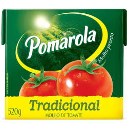 Molho Pomarola 520gr Tp Tradicional