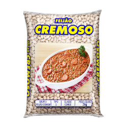 Feijao Cremoso Carioca 2Kg