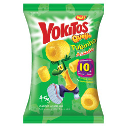 Salgadinho Yokitos 45gr Tubinho Queijo