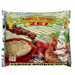 Farinha de Mandioca Zei  400gr Temperada