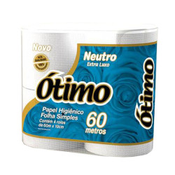 Papel Higienico otimo 60m com 4un Neutro