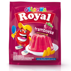 Gelatina em Po Royal 25gr Framboesa