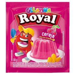 Gelatina em Po Royal 25gr Cereja