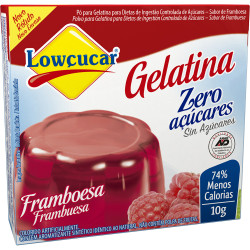 Gelatina em Po Lowcucar Zero 10gr Frambo