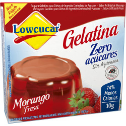 Gelatina em Po Lowcucar Zero 10gr Morang