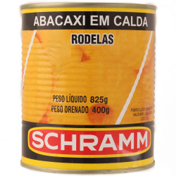 Abacaxi Rodela Calda Schramm 400gr