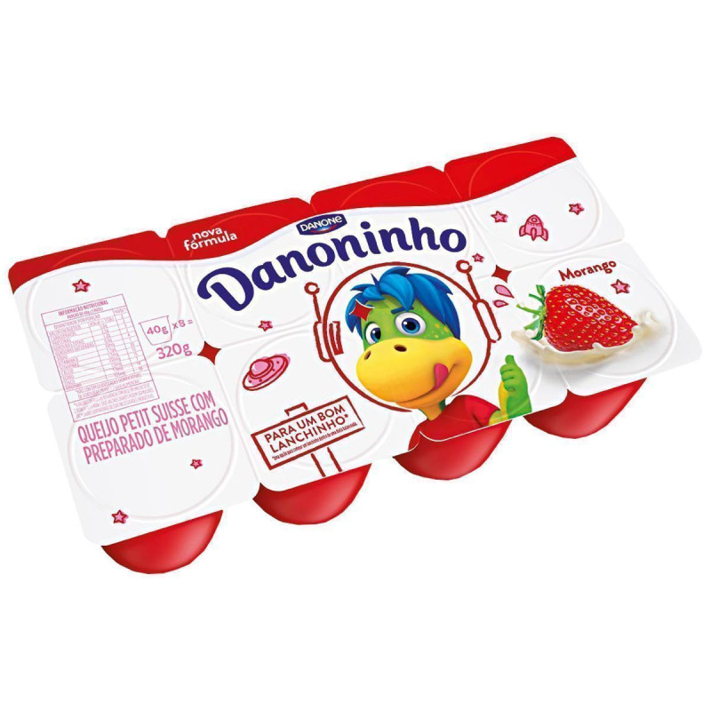 Petit Suisse Danoninho 320gr Morango