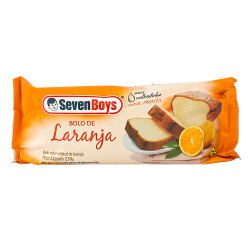 Bolo Seven Boys 250gr Laranja