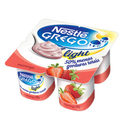 Iogurte Grego Nestle Light 360gr Morango