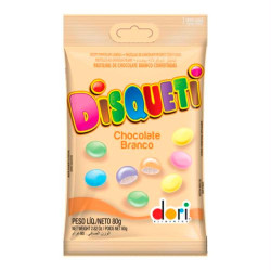Chocolate Disqueti Dori 80gr Branco