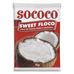 Coco Sweet Floco Sococo 100gr umido e Ad