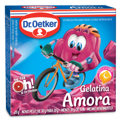 Gelatina em Po Dr.Oetker 20gr Amora