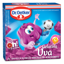 Gelatina em Po Dr.Oetker 20gr  Uva