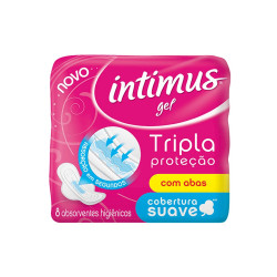 Absorvente Tri Pro com Abas Intimus Gel 