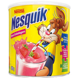 Nesquik Nestle Lata 380gr Morango