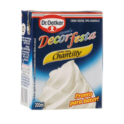 Creme Chantilly Dr.Oetker 200ml Decoracã