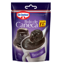 Bolo de Caneca Dr.Oetker 70gr Brownie