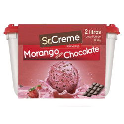 Sorvete Sr.Creme 2lt Morango e Chocolate