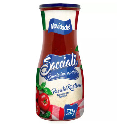 Molho Sacciali Vd 520gr Passata Rustica