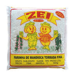 Farinha de Mandioca Zei 500gr Torrada Fi