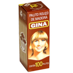 Palito de Madeira Gina com 100un