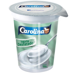 Iogurte Natural Carolina 160gr Desnatado