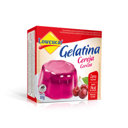 Gelatina em Po Lowcucar Zero 10gr Cereja