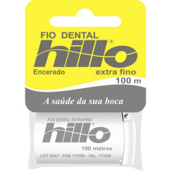 Fio Dental Hillo Extra Fino 100mts