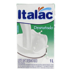 Leite Longa Vida Italac 1lt Desnatado