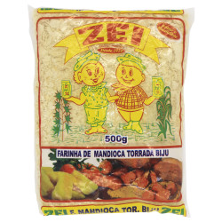 Farinha de Mandioca Zei Torrada 500gr Bi