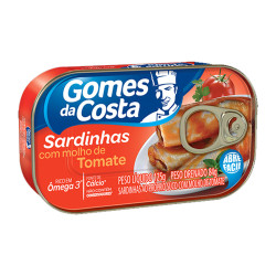 Sardinha Gomes Da Costa 250gr Molho Toma