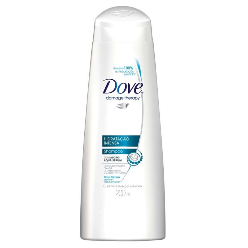 Shampoo Dove 200ml Hidratação Intensa