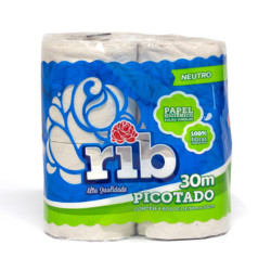 Papel Higienico Rib 30mts com 4Un