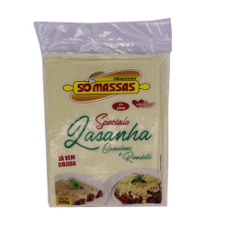 Massa Lasanha So Massas Cozida 500gr