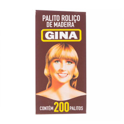 Palito de Madeira Gina com 200un