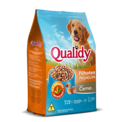 Ração P/ Cães Qualidy 900gr Filhote Carn