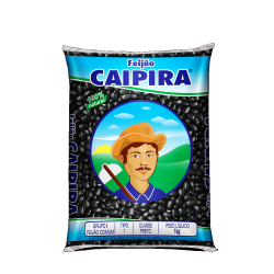 Feijão Caipira Preto 1kg