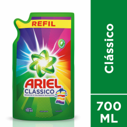 Lava Roupas Líquido Ariel Sachê 700ml Cl