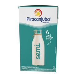 Leite Longa Vida Piracanjuba 1lt Semi De
