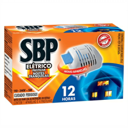 Repelente SBP Aparelho 12horas +4 Pastil