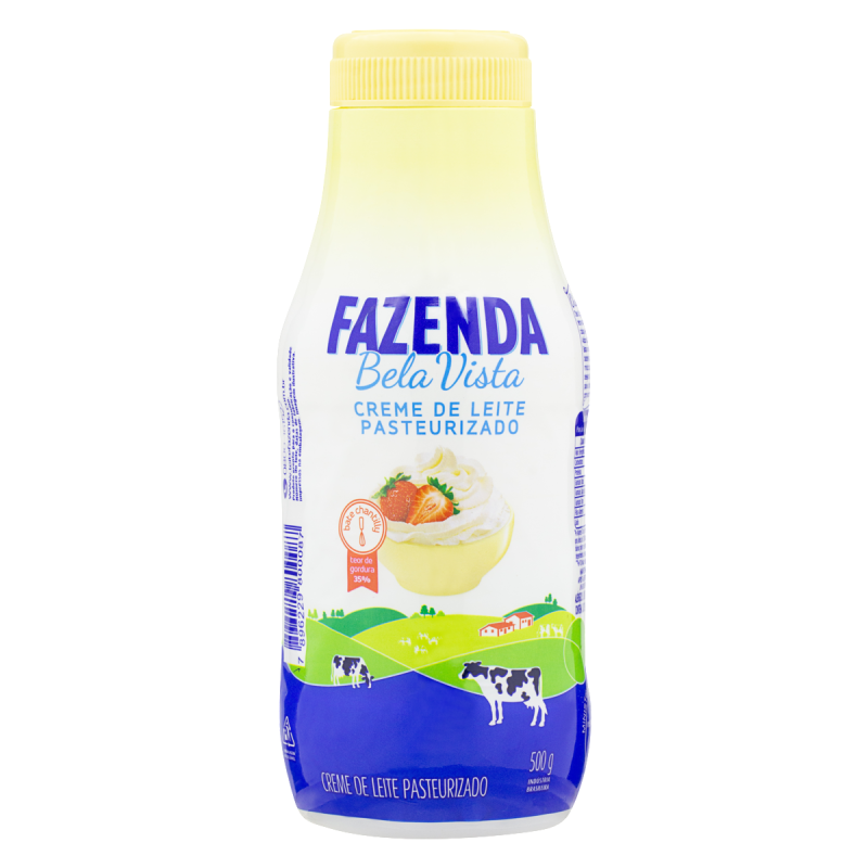 Creme de Leite Fazenda 500gr Fresco