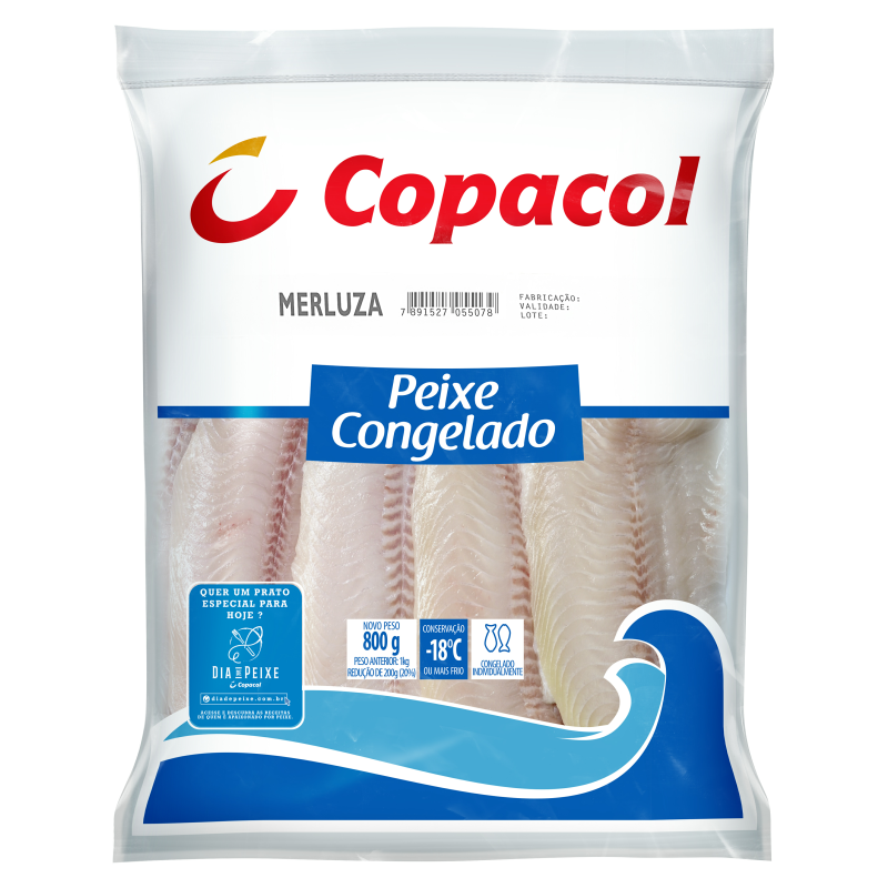 Filé Merluza Copacol Pacote 800gr