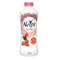 Iogurte Nesfit 850gr Frutas Vermelhas e 