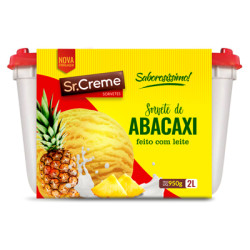 Sorvete Sr.Creme 2lt Abacaxi