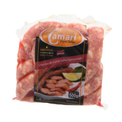 Linguiça Suína Camari 500gr Fina Apiment
