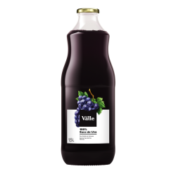 Suco Del Valle Mais 100% Vidro 1,5lt Uva