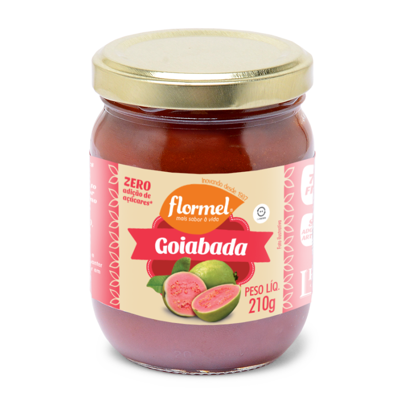 Doce Flormel Zero 210gr Goiabada