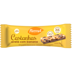Barra Flormel Castanhas Zero 27g Avelã c