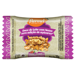 Doce Flormel Zero 20gr Leite com Nozes